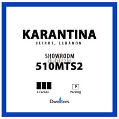 Showroom for rent in KARANTINA - 510 MT2 - 3 Facade