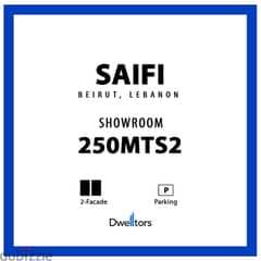 Showroom for rent in SAIFI - 250 MT2 - 2 Facade