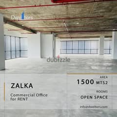 Office for rent in ZALKA - 1500 MT2 - 1 Open Space