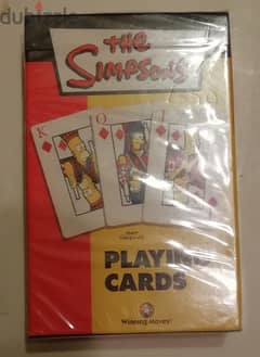 The Simpsons playing cards new sealed