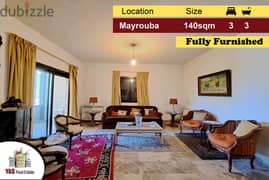 Mayrouba 140m2 | Fully Furnished | Well Maintained | Catch | DA |