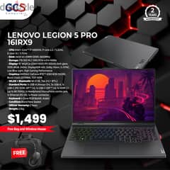 Lenovo Legion 5 Pro 16IRX9 Gaming Laptop