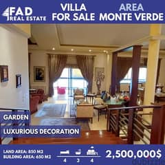Villa for sale in Monte Verde فيلا للبيع في مونتيفيردي