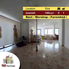 Jounieh 140m2 | 30m2 Terrace | Rent | Workshop space | Furnished | IV