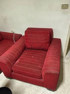 red couches