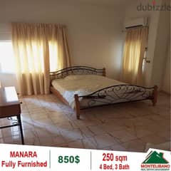 850$!! Fully Furnished apartment for rent located in Manara