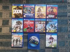 Ps3 and ps4 games used + ps3 console m3addale