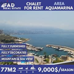Chalet for rent in Aquamarina شاليه للإيجار في اكوامارينا