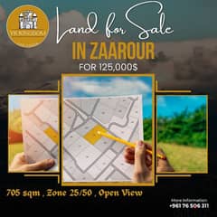 land for sale in zaarour,ارض للبيع في الزعرور
