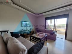 Decorated 135m2 apartmen+mountain/sea viewfor sale in Beit El Chaar