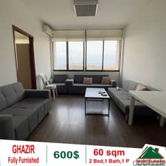 Apartment for rent in Ghazir!!