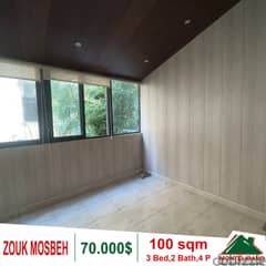 Apartment for sale in Zouk Mosbeh!!