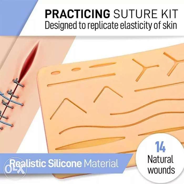 suture set مجموعة لتعليم خياطة الجروح 4