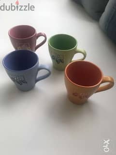 4 mugs set