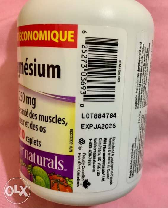 Magnesium 250 mg 1