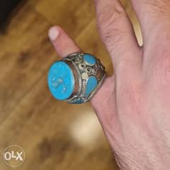 1960 old persian silver ring
