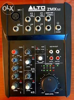 Alto ZMX52 mixer mixing console