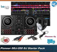 Pioneer DDJ-200 DJ Starter Pack , Bundle DJ Set, Warranty 1 year