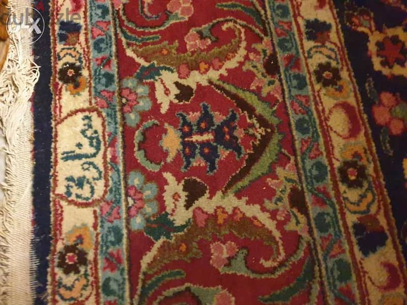 Persian antique carpet with signature Sekhavaty 1