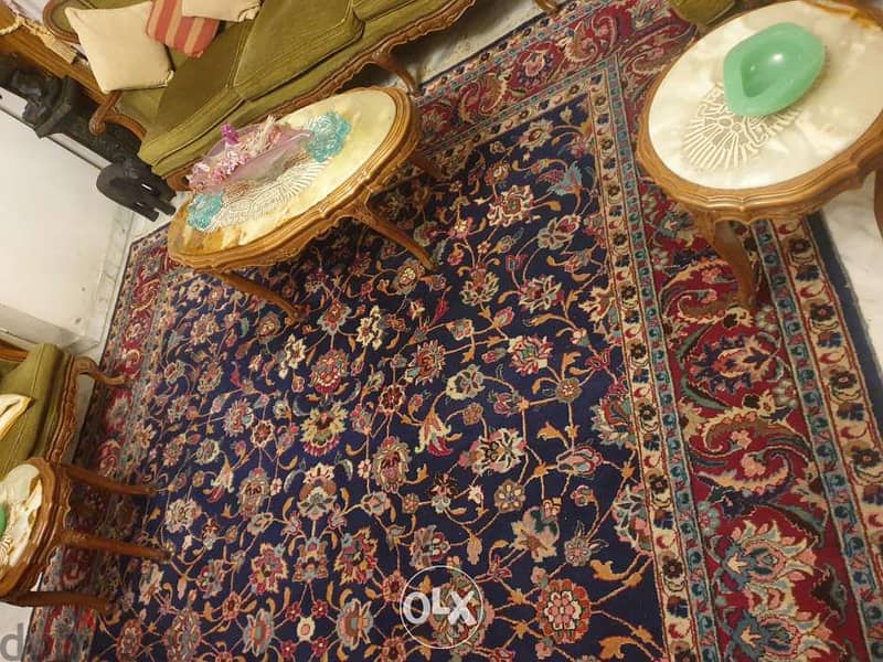 Persian antique carpet with signature Sekhavaty 3