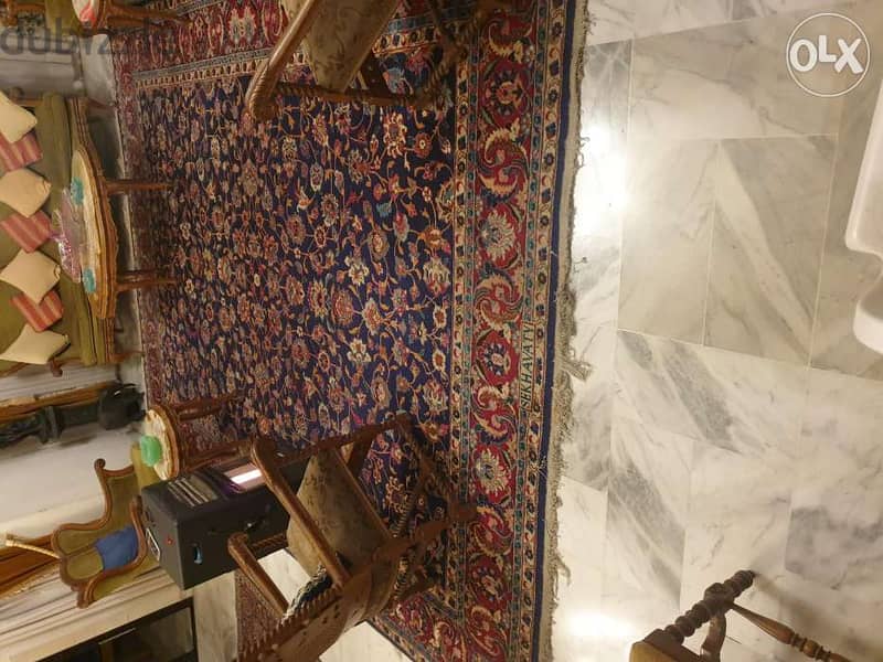 Persian antique carpet with signature Sekhavaty 5