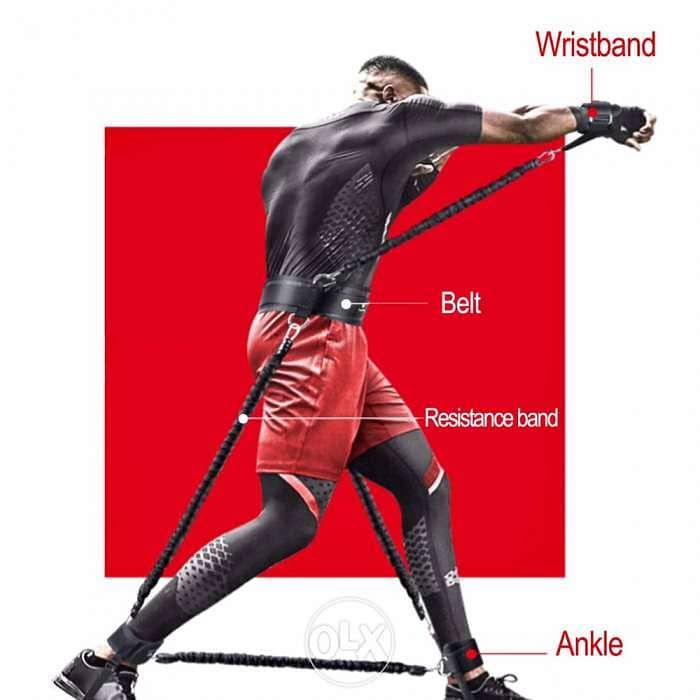 Boxing training resistance bands set 2