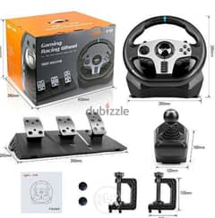 PXN V9 Steering Wheel With Shifter Ps4 Xbox One Nintendo Switch