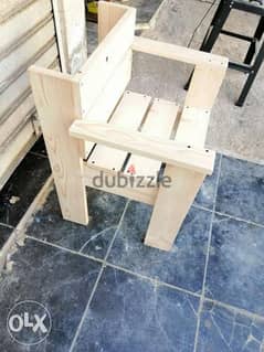 Wood chair Creative simple style كرسي خشب جديد