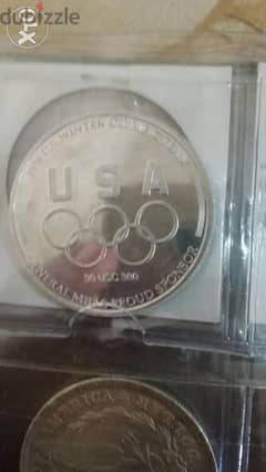 USA Special Commemorative Coin of the Winter Olympics in Nagano 1998