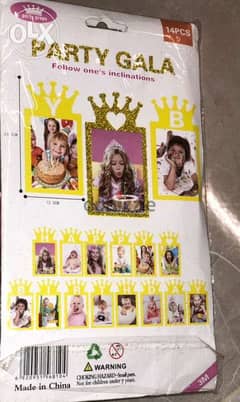 party, birthday decoration, queen style for collection of photos