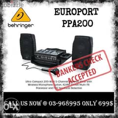 Behringer PPA200 amazing solution,Special Speaker for Korg PA series
