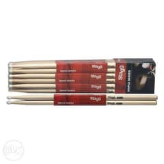 Stagg Maple Sticks-Wodden Tip