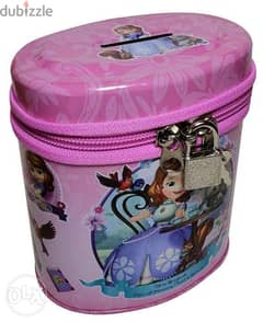 Brand New Cylindrical Money Box - Sofia The First