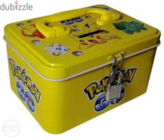 Brand New Cuboid Money Box - Pokemon