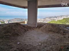 Under Construction Building in Qornet El Hamra, Metn with View
