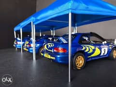1/18 Autoart diecast Subaru Rally cars