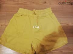 Zara yellow short