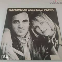 charles aznavour chez lui a paris double vinyls live performance