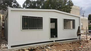 prefab house 36 m (6m x6m) 2 bedrooms with 2 bathrooms only 9500 $$$$$