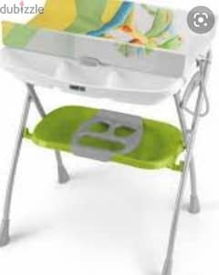bath and changing table