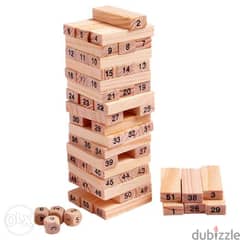 Brand New 54 PCS Wooden Tumbling Tower