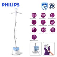 Philips 1600w Easy Touch Stand Garment Steamer GS482