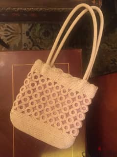 Crochet Bag - Vintage  - حقيبة يد كروشية