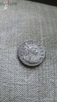 Ancient Silver Roman coin Denarius for Emperor Gallienus year 260 AD