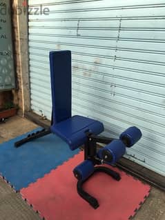 leg extension leg curl and bench all level in the same time like new