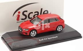 Audi A3 sportback diecast car model 1:43.