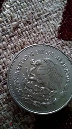 Mexico Mondial Memorial Nickel Coin year 1986