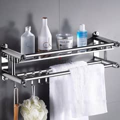 Stainless Steel 2 Layer Rack 60x15x15cm