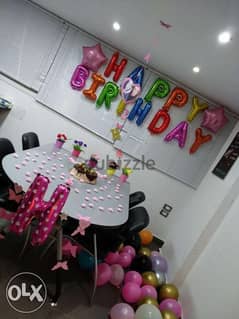 13Pcs Happy Birthday Foil Letter Balloon Party Decorations