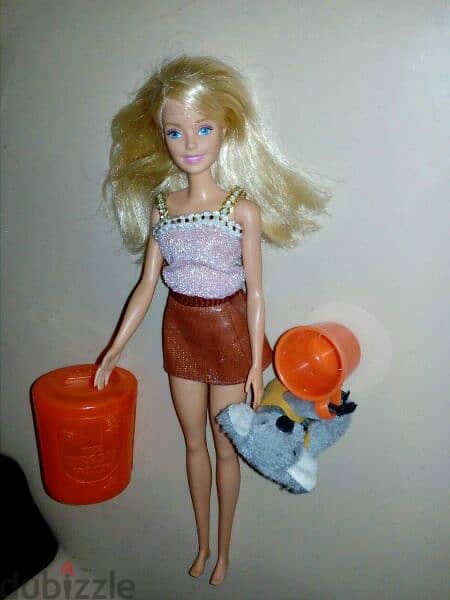 Barbie FASHIONISTA -KOALA CARE as new doll +Pet +trash pack Toy=16$ 0